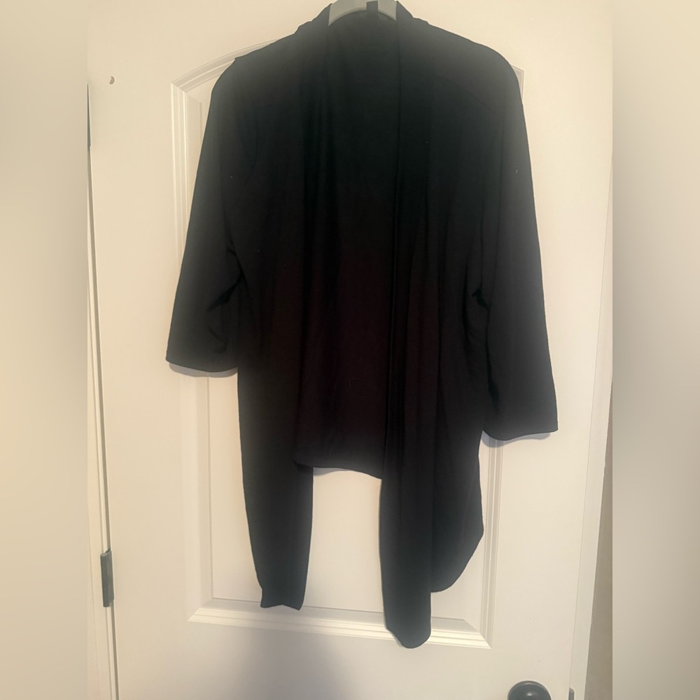 Black Open Front Cardigan/shrug